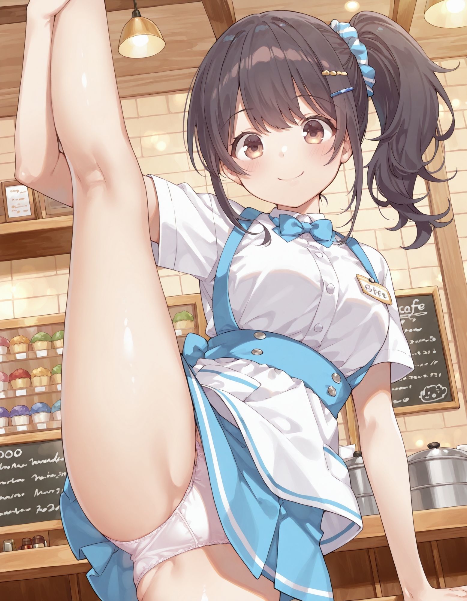 サンプル画像3:河〇まこのパンチラ〜ウェイトレス編〜(D.P.H.) [d_619745]