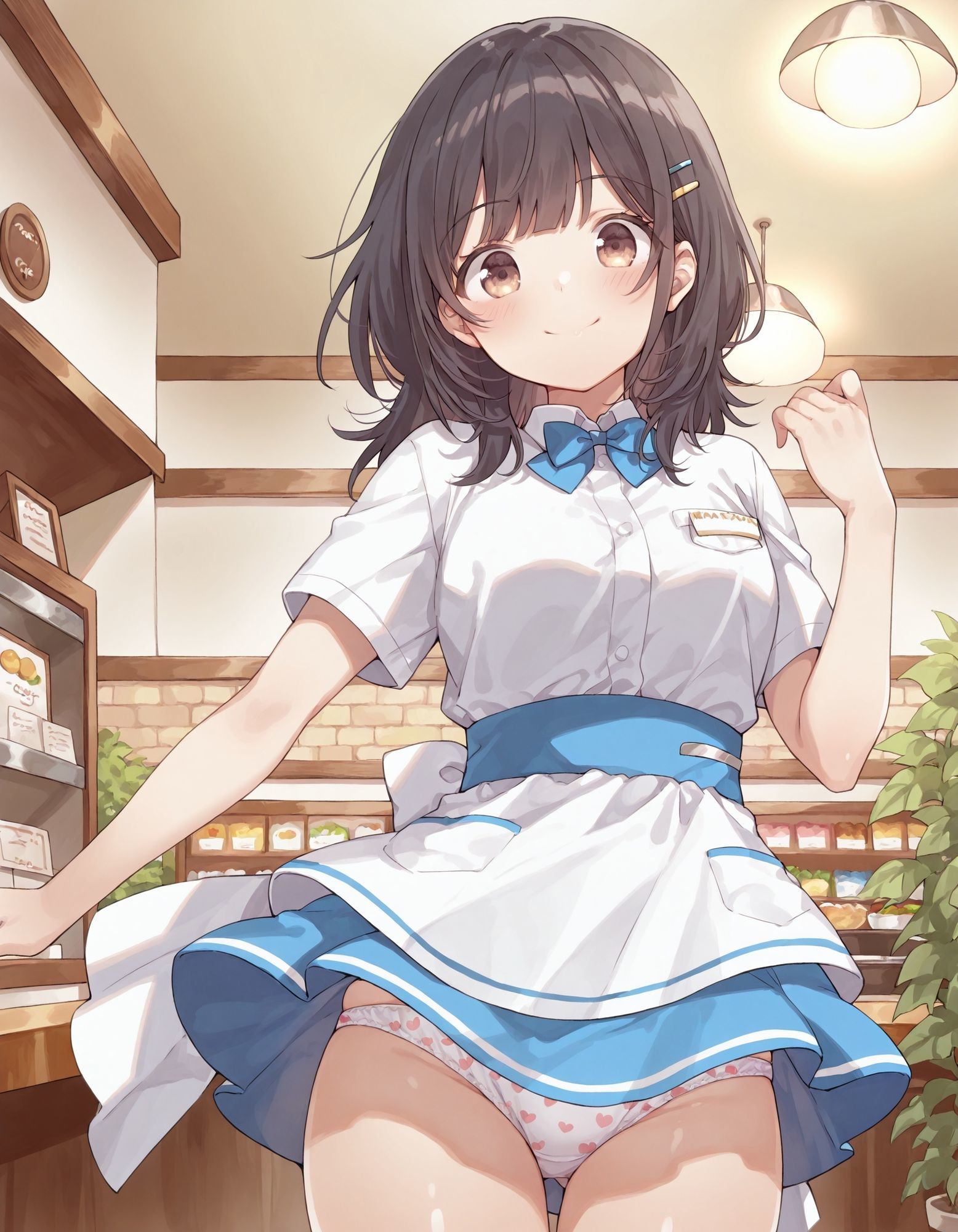 サンプル画像5:河〇まこのパンチラ〜ウェイトレス編〜(D.P.H.) [d_619745]