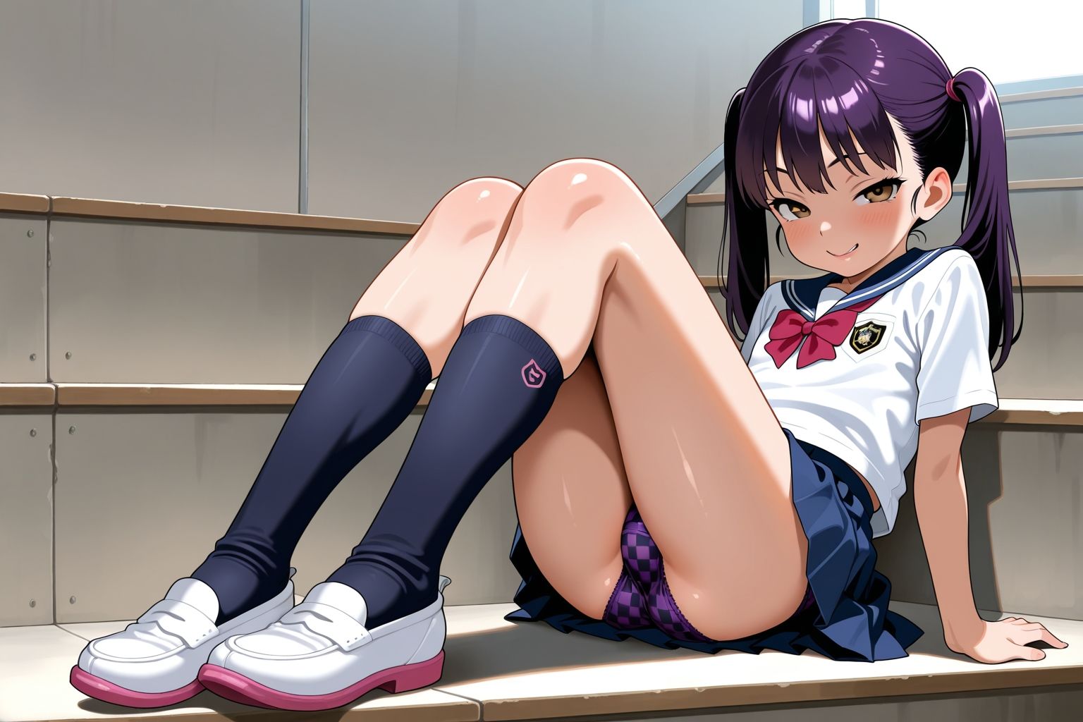 見せつけガールズ☆ツインテール階段編+(プラス) 画像8