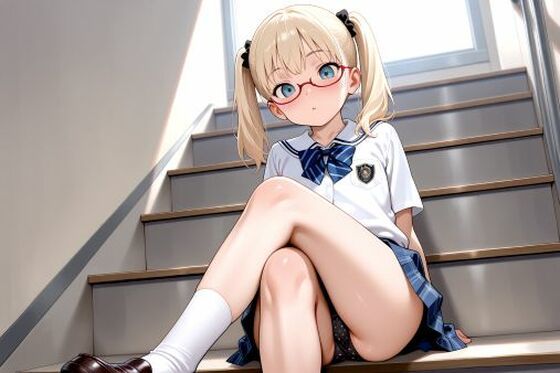 見せつけガールズ☆ツインテール階段編＋（プラス）