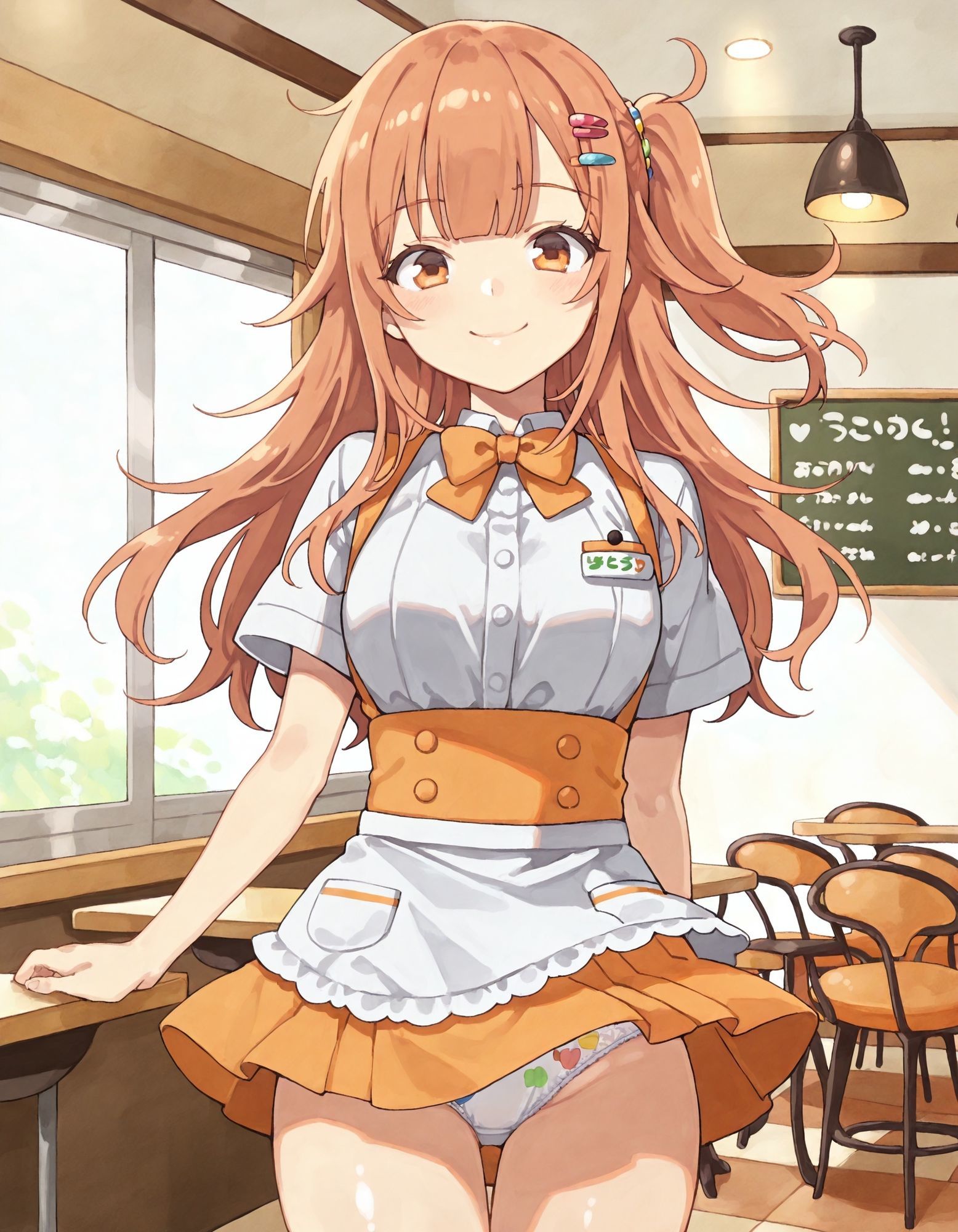 小〇しのんのパンチラ〜ウェイトレス編〜 画像1