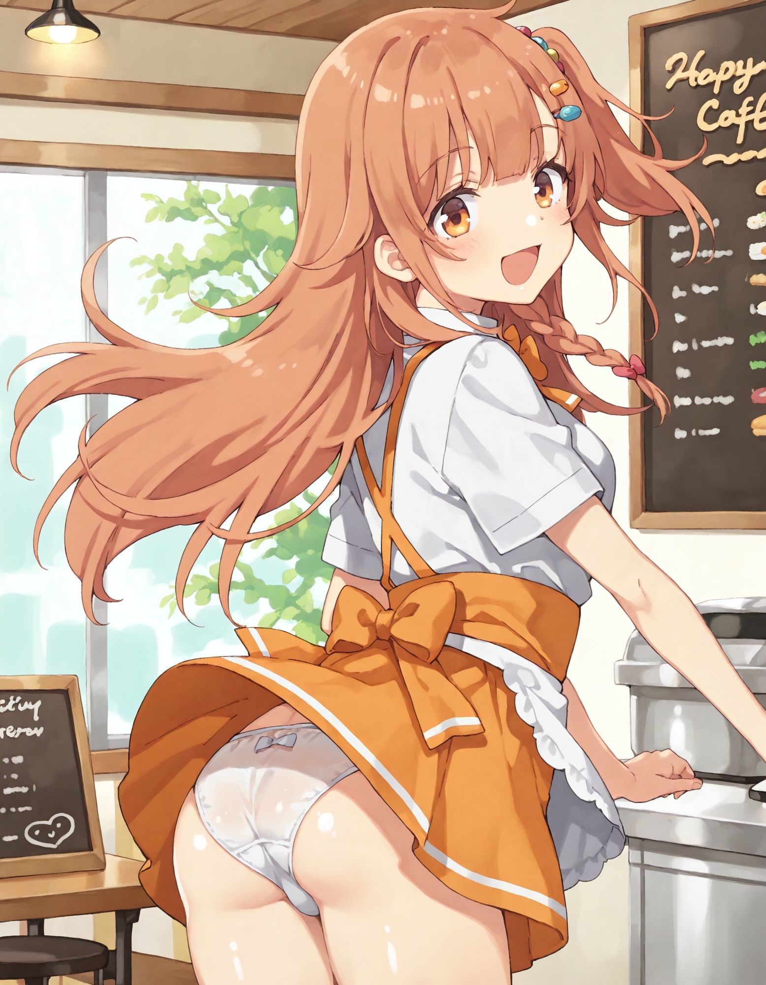 サンプル画像5:小〇しのんのパンチラ〜ウェイトレス編〜(D.P.H.) [d_619756]