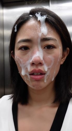 サンプル画像1:顔射後の余韻 – エレベーター編 Vol.1(FacialDreams) [d_619771]