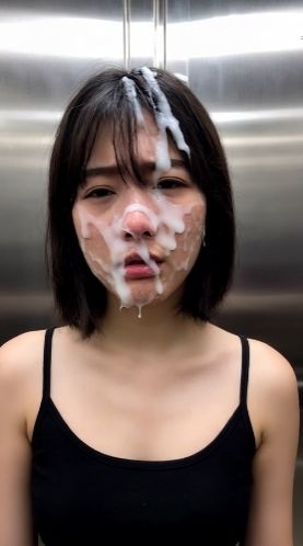 サンプル画像2:顔射後の余韻 – エレベーター編 Vol.1(FacialDreams) [d_619771]