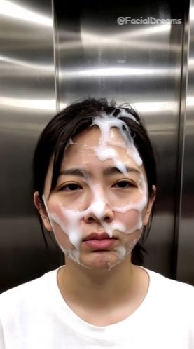 サンプル画像3:顔射後の余韻 – エレベーター編 Vol.1(FacialDreams) [d_619771]