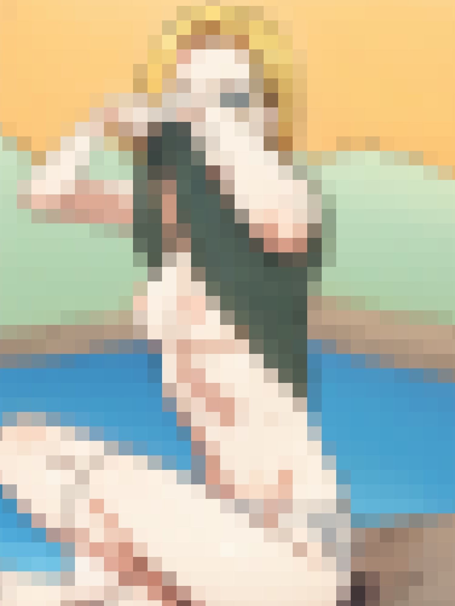 サンプル画像2:プールサイドの18号さん似(Urarok) [d_619806]