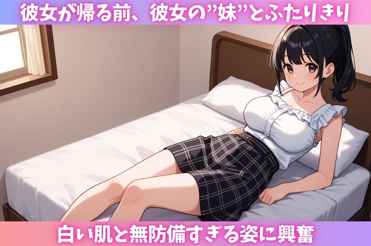 サンプル画像1:彼女の妹を性感開発！超敏感肉便器に仕上げた(はむ巨乳女子高生) [d_619826]