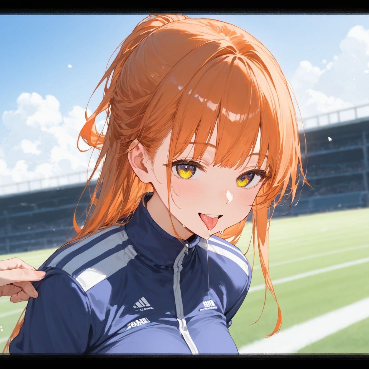 サンプル画像4:学園性活！クールダウンに手伝って！陸上部 vol.9【運動着美少女の厳選CG300枚収録】(アオとハル) [d_619837]