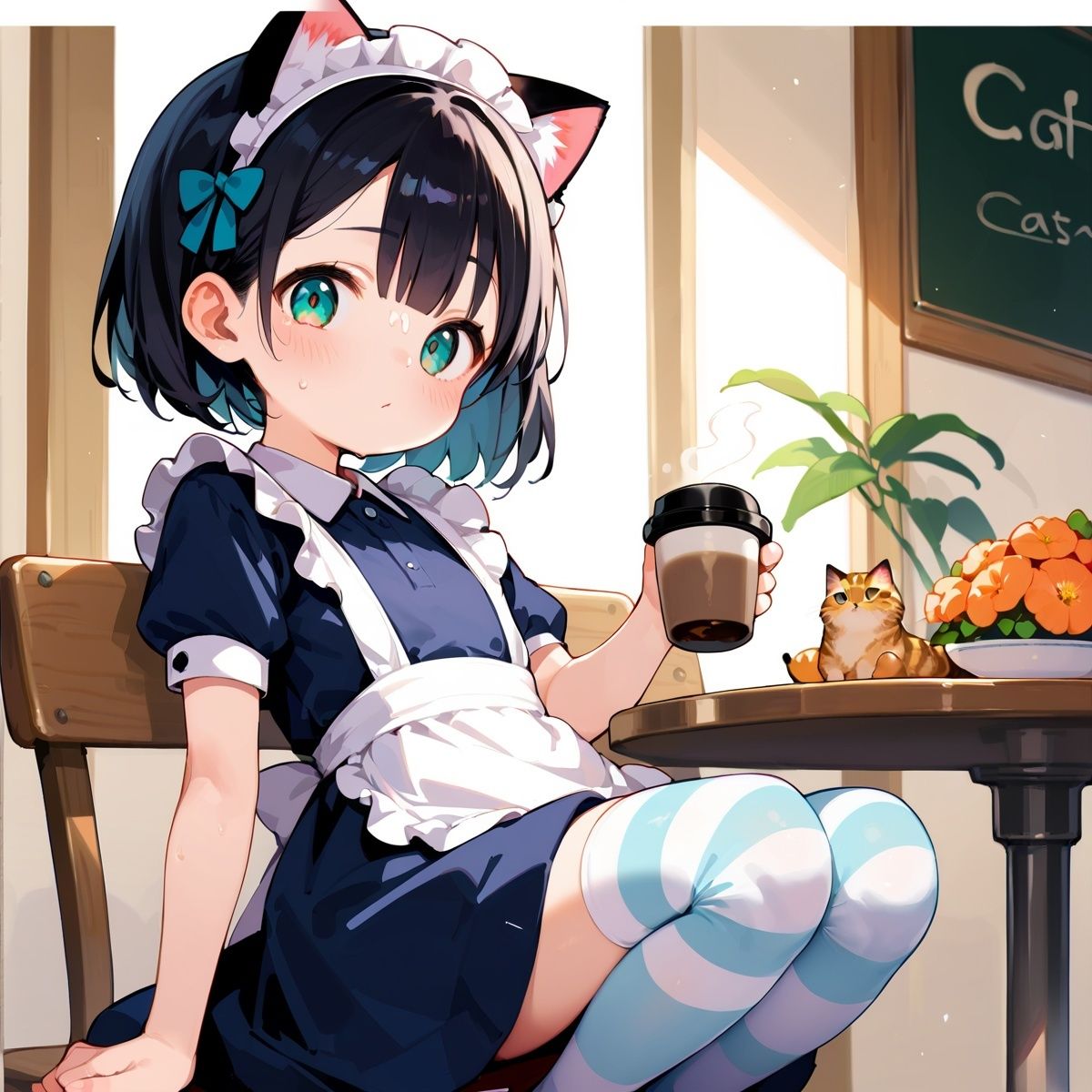 猫耳●リメイドカフェ！〜かわいい子猫に中出し放題〜 Vol.54