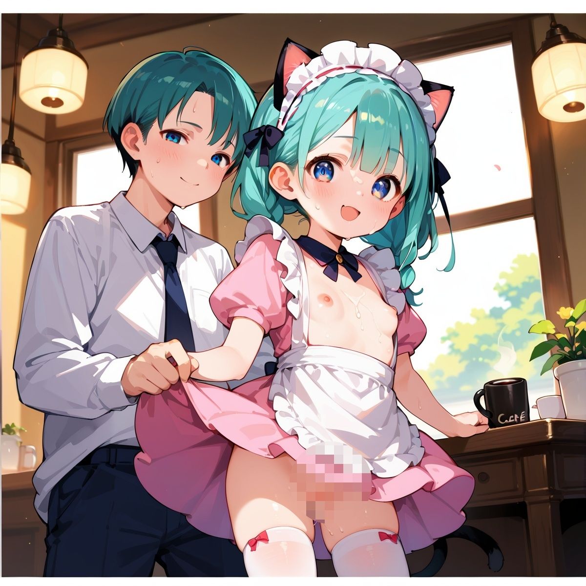 猫耳●リメイドカフェ！〜かわいい子猫に中出し放題〜 Vol.58