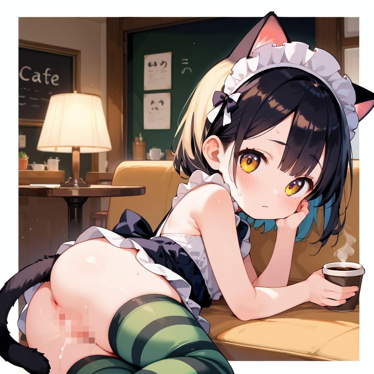 猫耳●リメイドカフェ！〜かわいい子猫に中出し放題〜 Vol.136