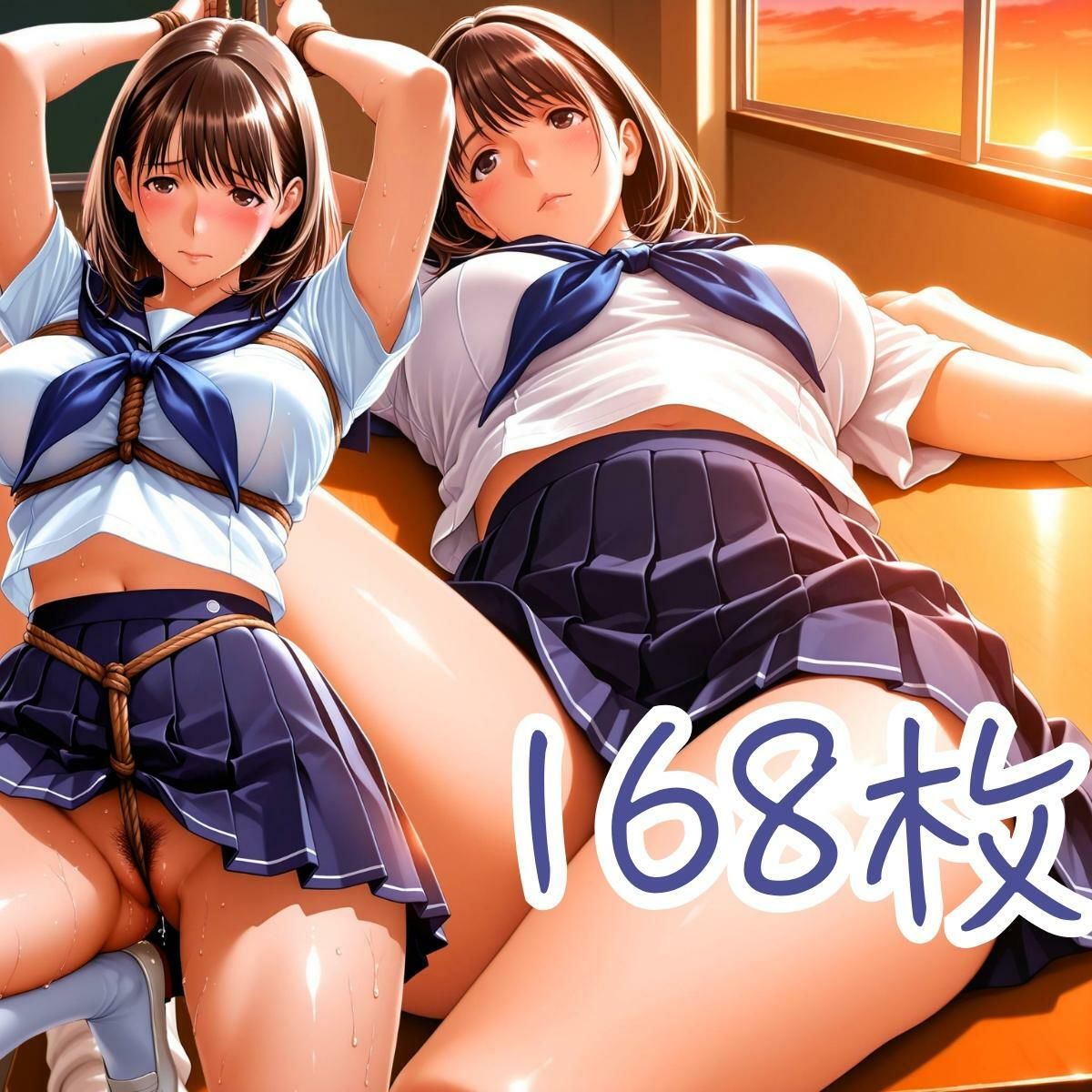 サンプル画像1:縄プラス 緊縛＋BBC(ぶるん) [d_619901]