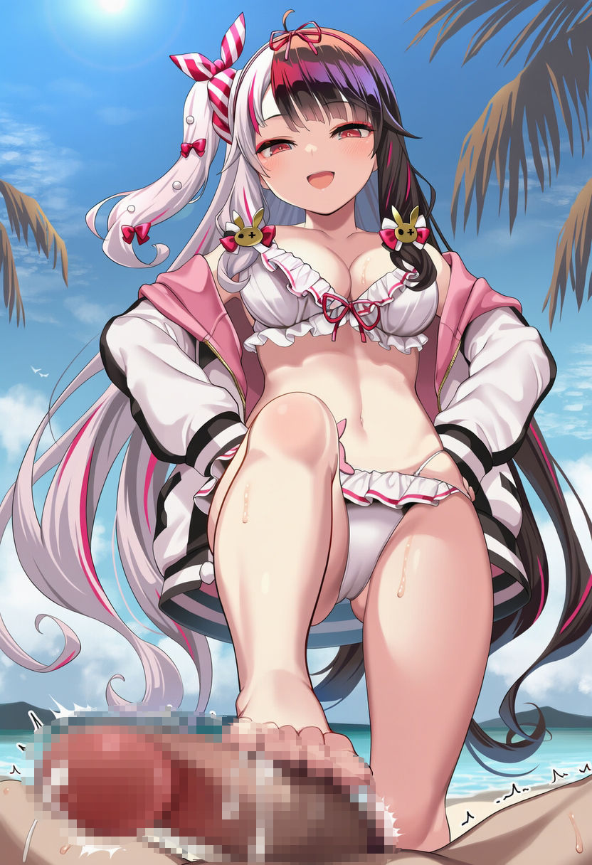 サンプル画像1:に〇さんじ水着CG集(reddon) [d_619914]