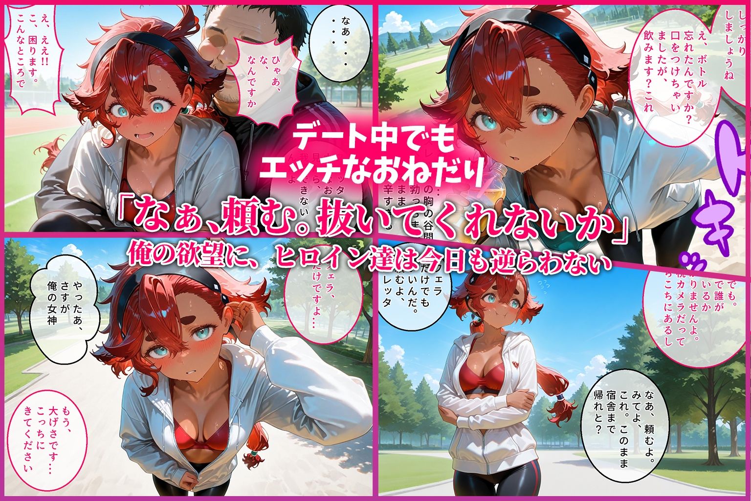 サンプル画像4:ハーレム転生 俺だけの従順ヒロイン 孕ませデートプラン（水星の魔女ヒロイン編）(蜜月書房) [d_619931]