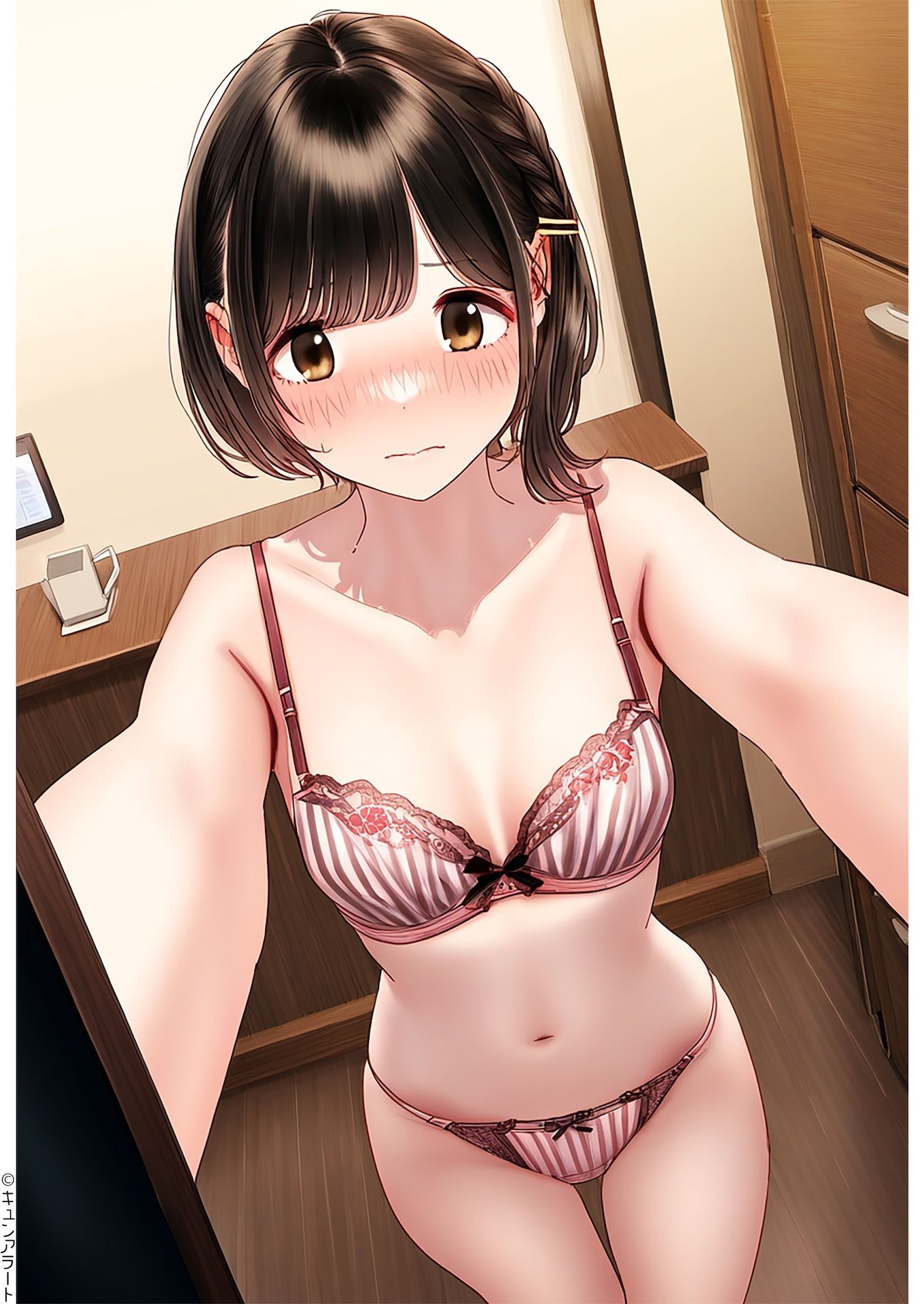 サンプル画像4:大人の縞パン1(キュンアラート) [d_619952]