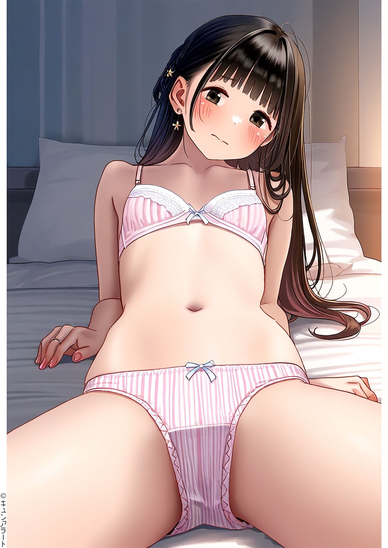 サンプル画像5:大人の縞パン1(キュンアラート) [d_619952]