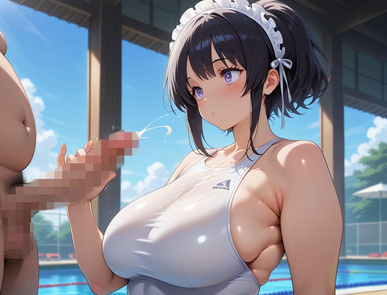 サンプル画像6:俺のおしとやか専属メイド 朝まで激ハメ営業中（はぁと）(しゃーべっとみるく) [d_619990]