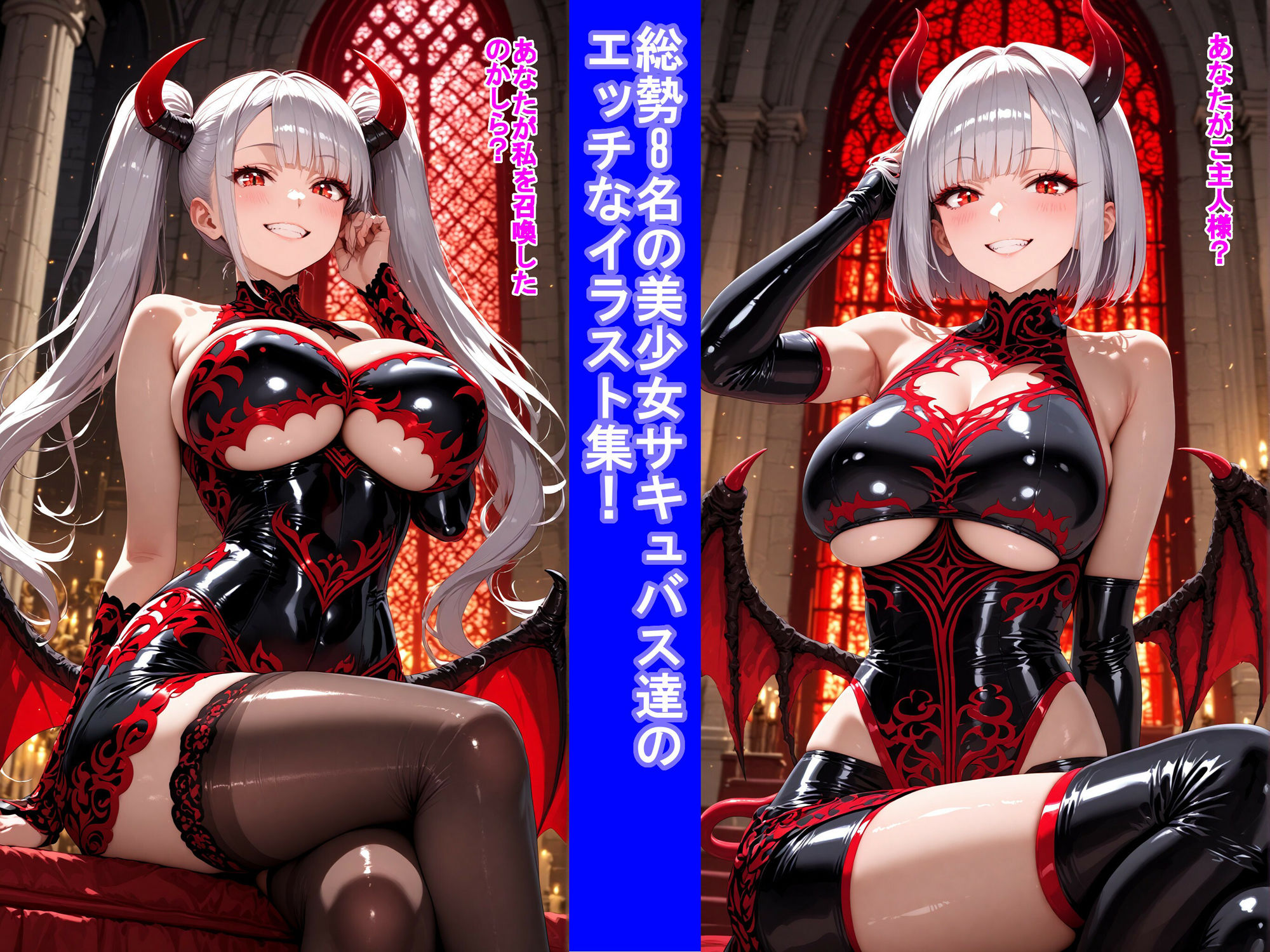 サンプル画像1:サキュバスガールズコレクション(ふわもちぷりん) [d_620068]