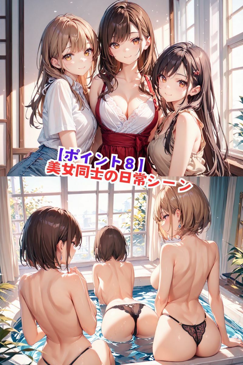 ド痴女ハーレム〜メイド・ナース・バニーガール〜綺麗なお姉さんに挟まれて犯●れまくる 画像8