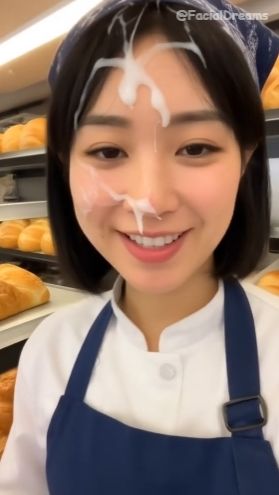 サンプル画像3:顔射後の余韻 – エプロン編 Vol.3(FacialDreams) [d_620132]