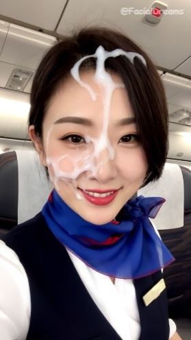 サンプル画像1:顔射後の余韻 – CA編 Vol.2(FacialDreams) [d_620203]