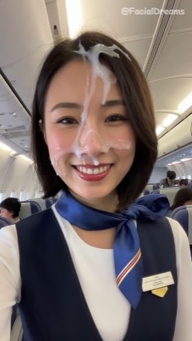 サンプル画像2:顔射後の余韻 – CA編 Vol.2(FacialDreams) [d_620203]