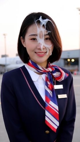 サンプル画像3:顔射後の余韻 – CA編 Vol.2(FacialDreams) [d_620203]