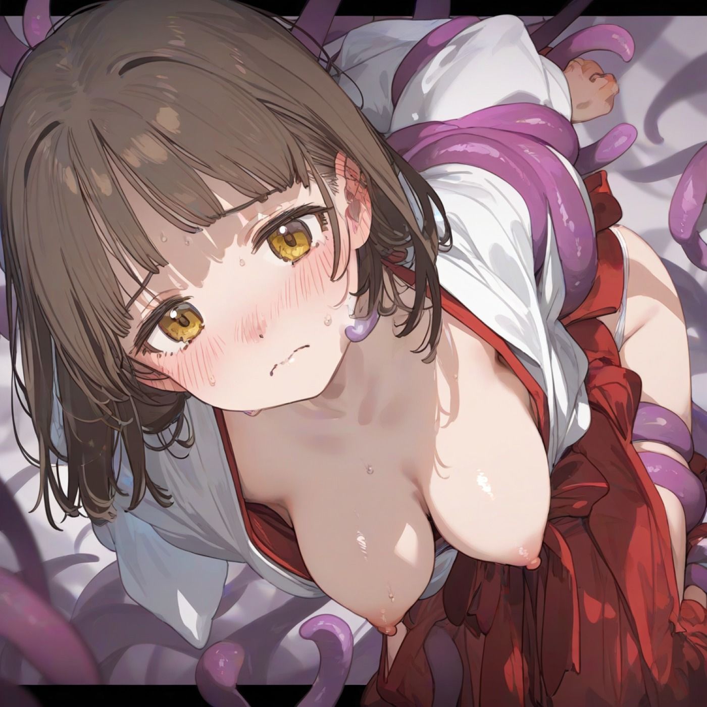 サンプル画像6:神域侵犯、穢された巫女さん(ツルノアート) [d_620212]