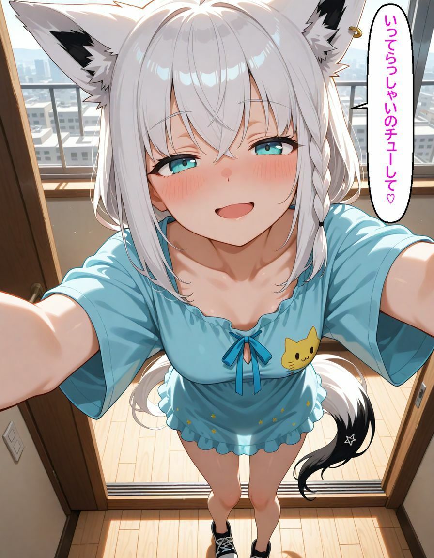白〇フブキ  同棲彼女とお風呂えっち 画像2