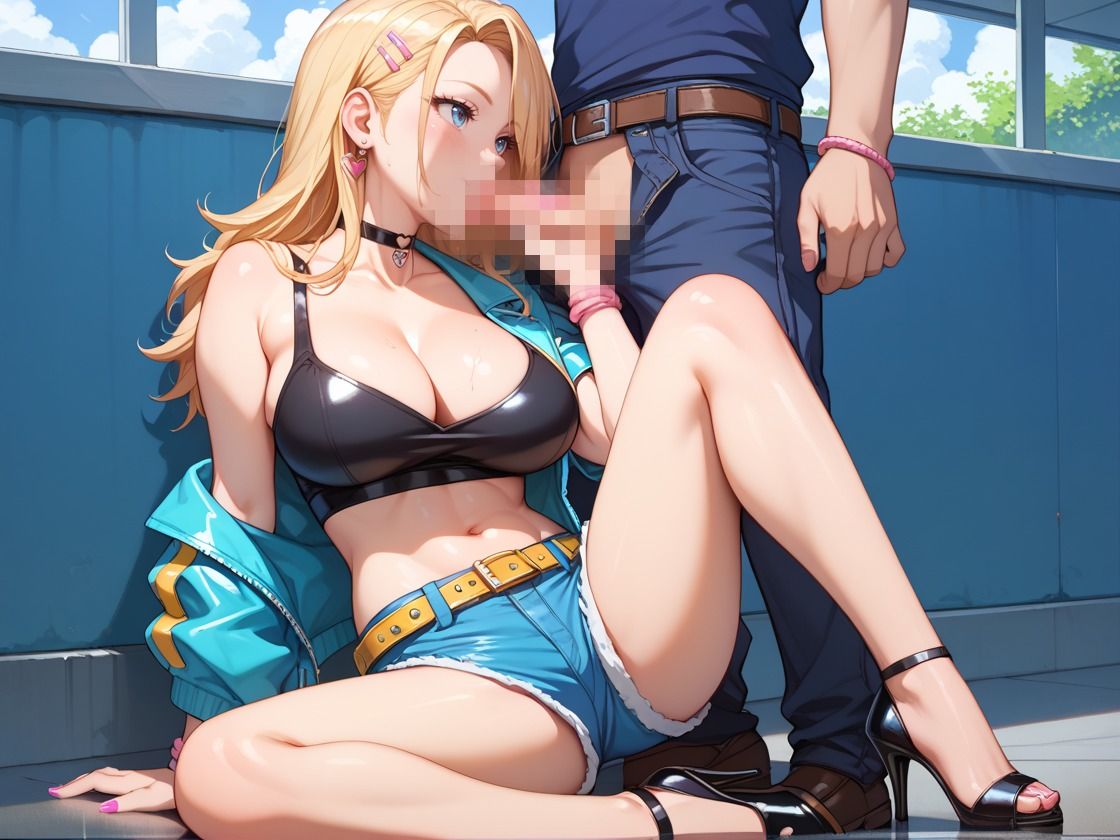 エロカワ爆乳白ギャル街中でハメ倒される 画像1