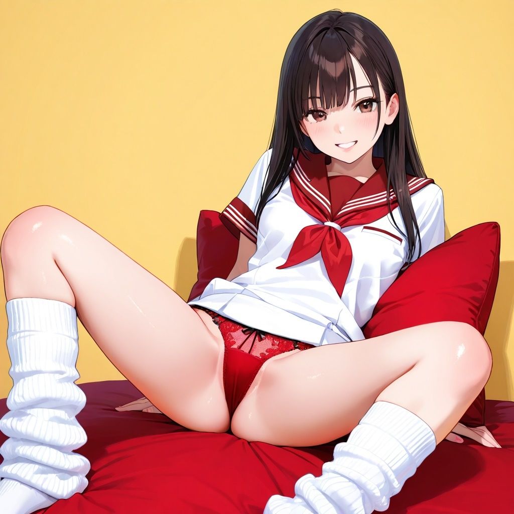 サンプル画像2:ルーズソックスJKのM字パンチラ  Vol.4(あみゅみゅ) [d_620467]