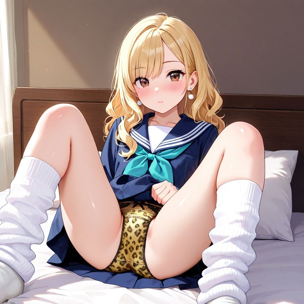 ルーズソックスJKのM字パンチラ Vol.4 画像6
