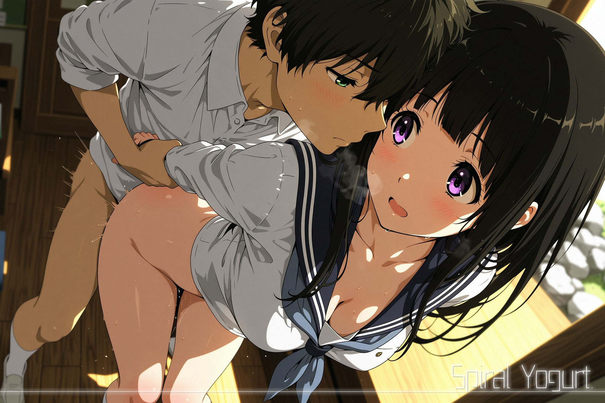 サンプル画像2:天使の翼休vol.1 -琥珀色の放課後-(Spiral Yogurt) [d_620505]