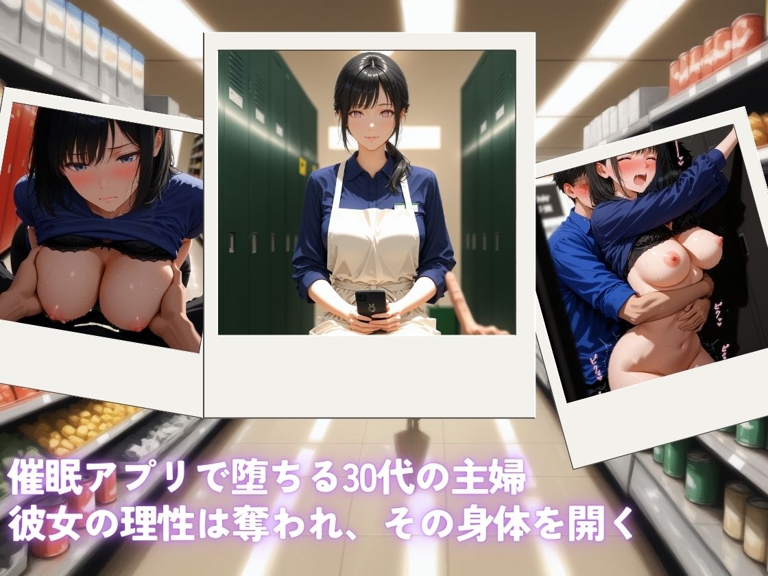 サンプル画像3:催●アプリで女を支配  スーパーの悪夢編(たぶん全年齢じゃないです) [d_620509]