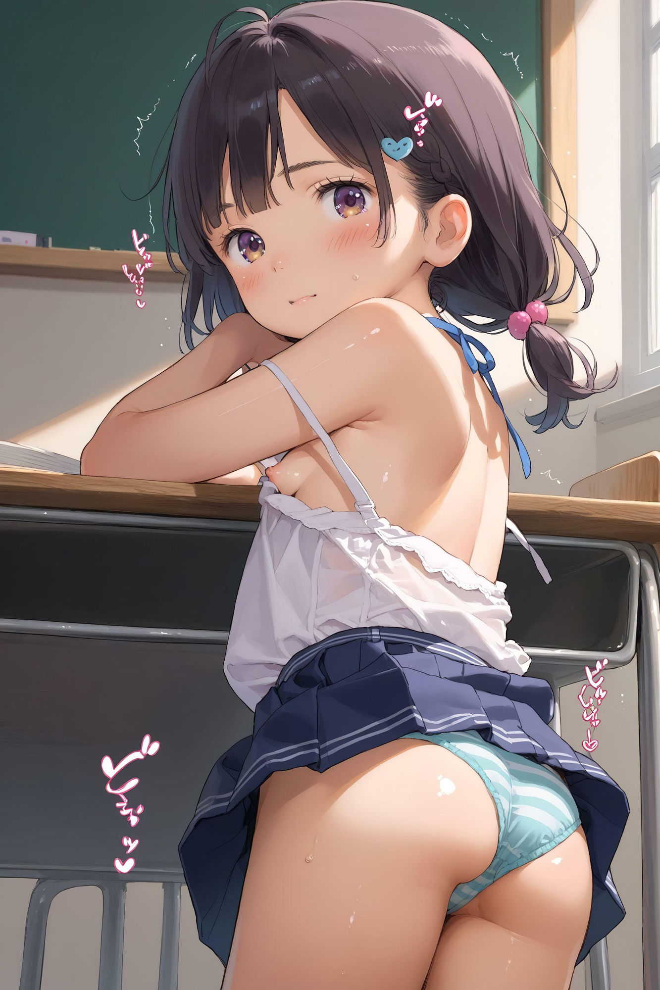 子〇たちの初めての教室エッチ♪_4