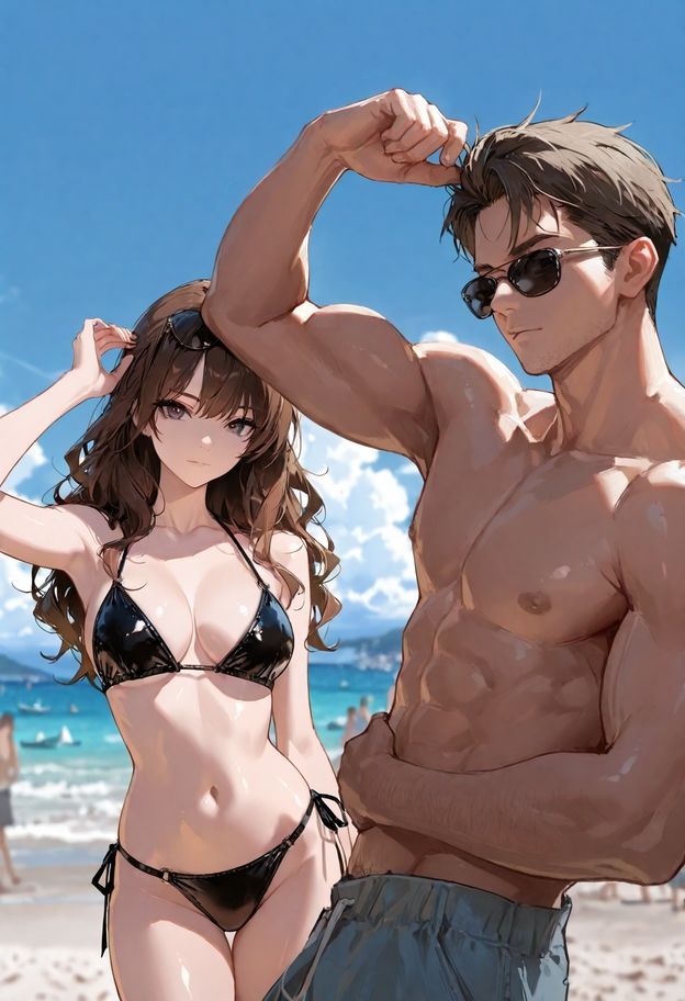 サンプル画像3:ちっぱいハートStories イディス・ティッパー 〜ビーチクリン編〜(A.IZEN) [d_620609]