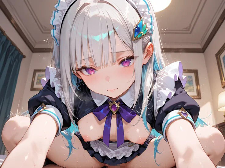 サンプル画像3:社会勉強のつもりがうっかり性的な奉仕をするメイドとして採用されてしまった皇女様(カルビタウン) [d_620643]