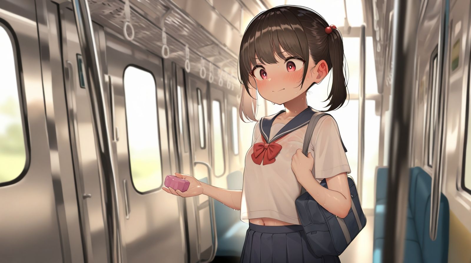 【Part1】J〇ぱこぱこトレイン♪ 課題は挿入☆彡 サンプル画像 2