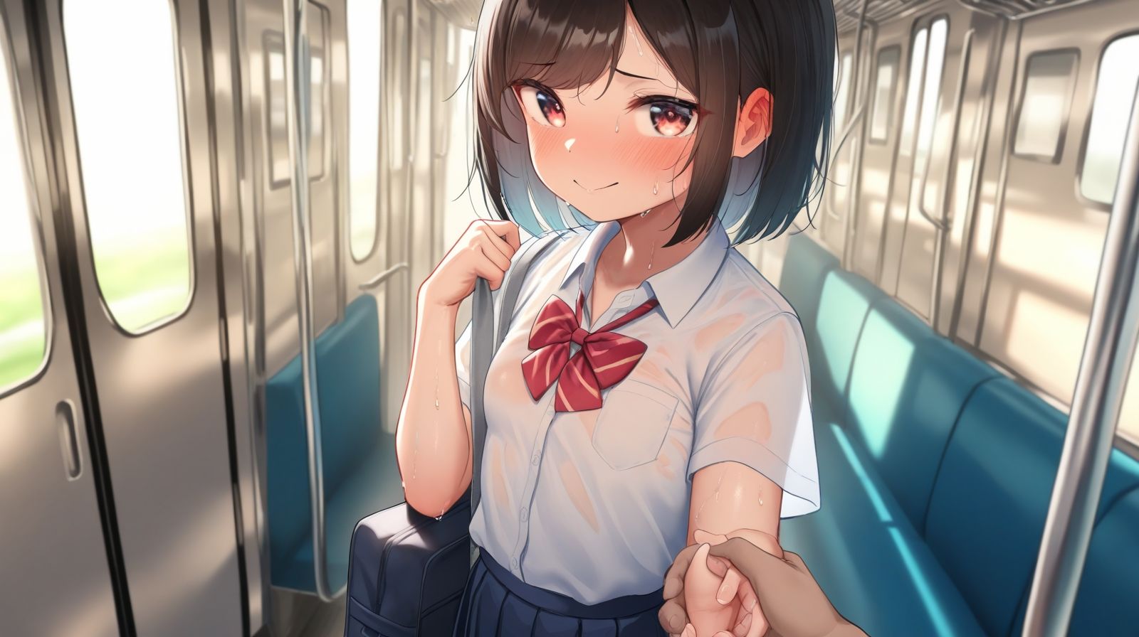 【Part2】J〇ぱこぱこトレイン♪ 課題は挿入☆彡 サンプル画像 2