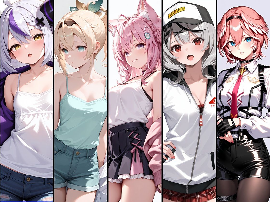 ホロライブCG集(R18) holoXのキュートでセクシーなCG集 合計500枚 画像1