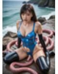 超絶リアル！！触手でヌルヌル！！ふたなりCG集 NO.15【エナメル・ベビードール・地雷系・裸】137枚