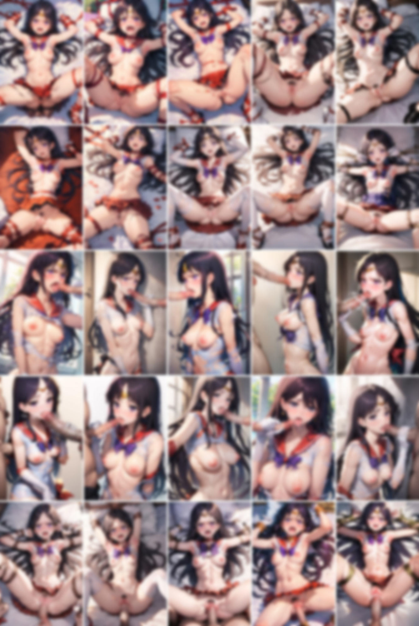 サンプル画像1:敗北・号泣 セーラーマーズ(Iqo’s Sexuality Management.) [d_620778]