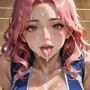 爆乳女バレ選手の過激なファンサービス3