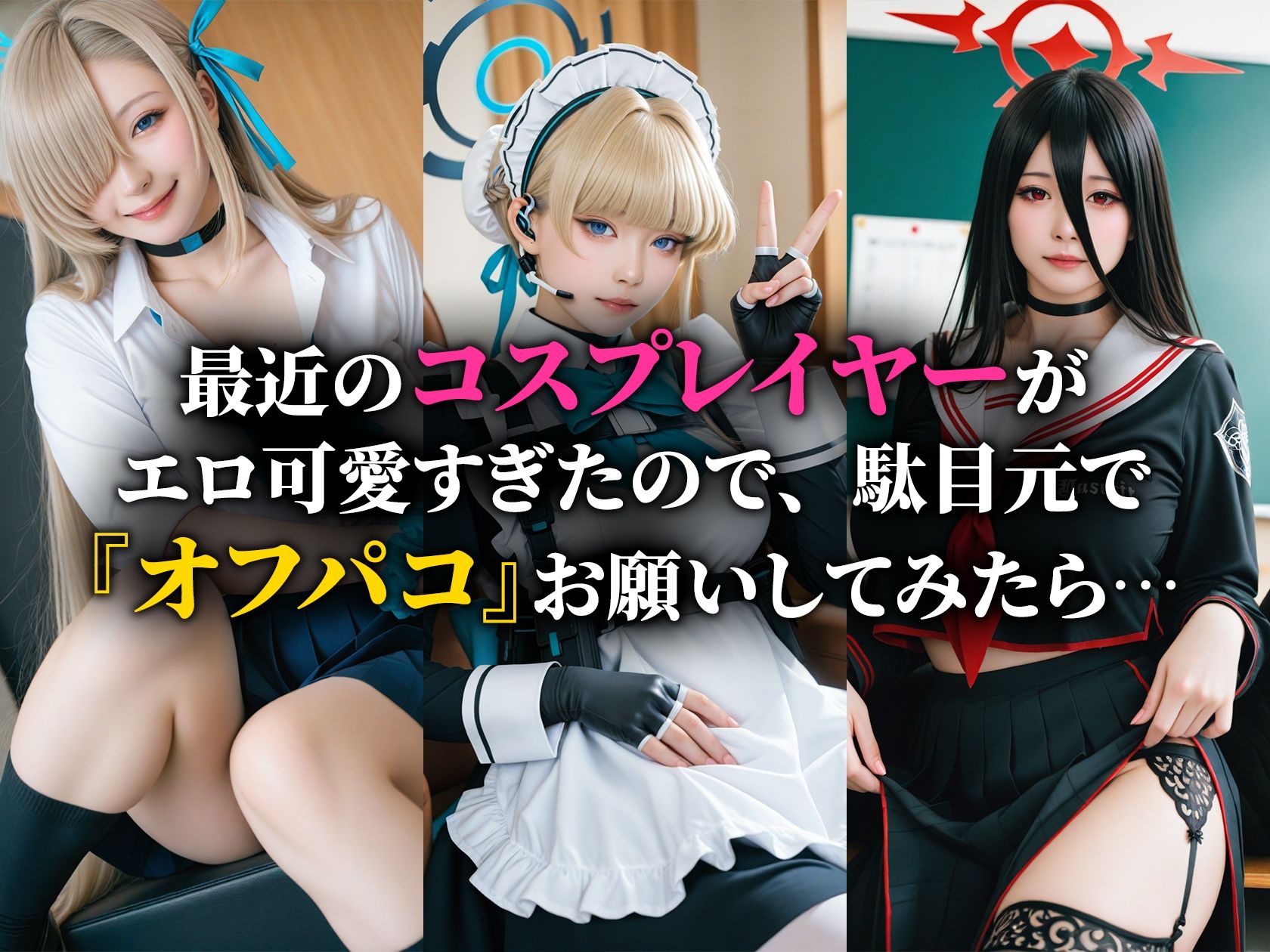 サンプル画像1:【動画】こすぷれあーかいぶ -先生とオフパコ-(三寒シオン) [d_621102]