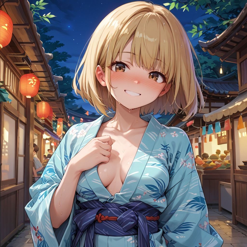 サンプル画像1:夏祭りで再会した幼馴染が何故か発情して神展開！(星屑クラブ) [d_621113]