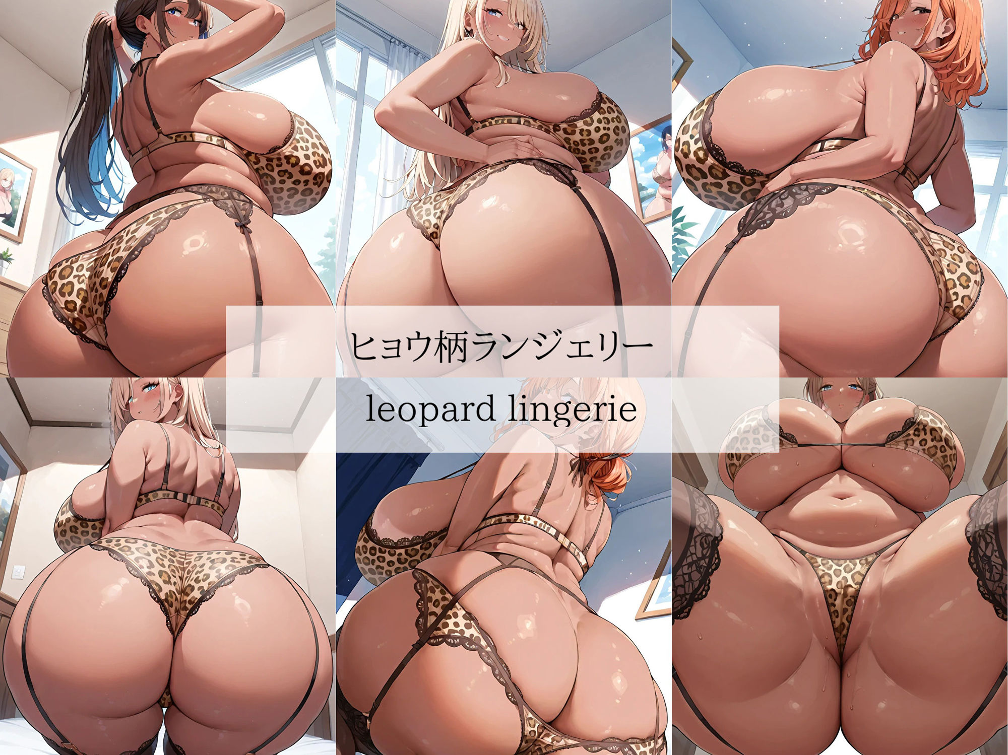 サンプル画像3:いかにもスケベそうなデカ尻×むっちりフトモモ黒ギャル妻の下着姿が一番ヌけるよね(熟めろん) [d_621116]