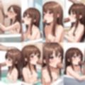 貧乳彼女にお風呂で舐めてもらった【500枚】