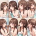 貧乳彼女にお風呂で舐めてもらった【500枚】