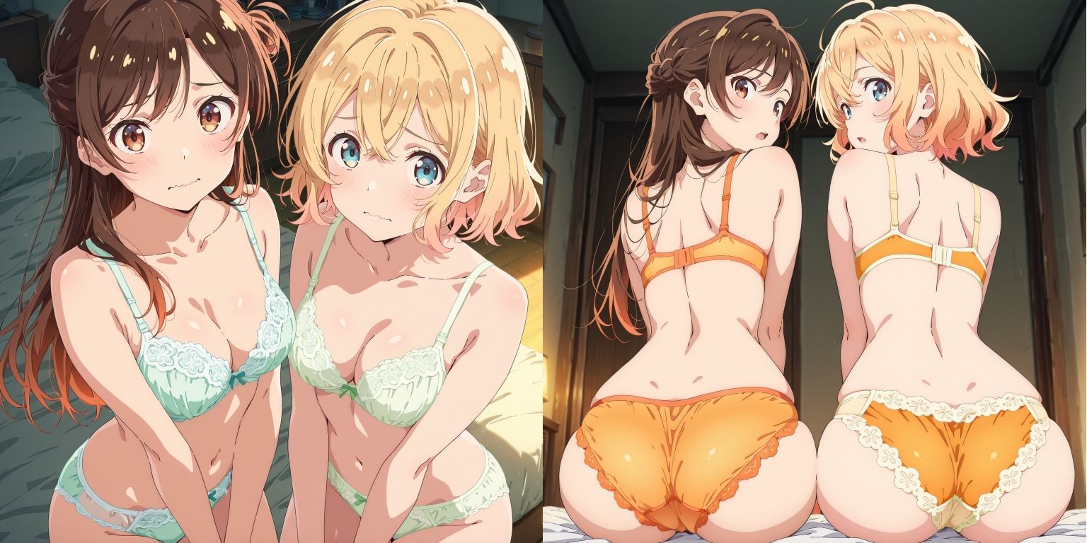 レンタル彼女と元カノのパンツ 画像4