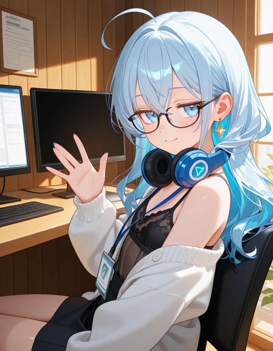 OL男の娘の残業ひとりえっち 画像2